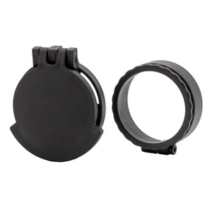 Picture of a Tenebræx Scope Cover with Adapter Ring for the Vortex Viper PST 1-4x24 | Black | Ocular | UAC018-FCR