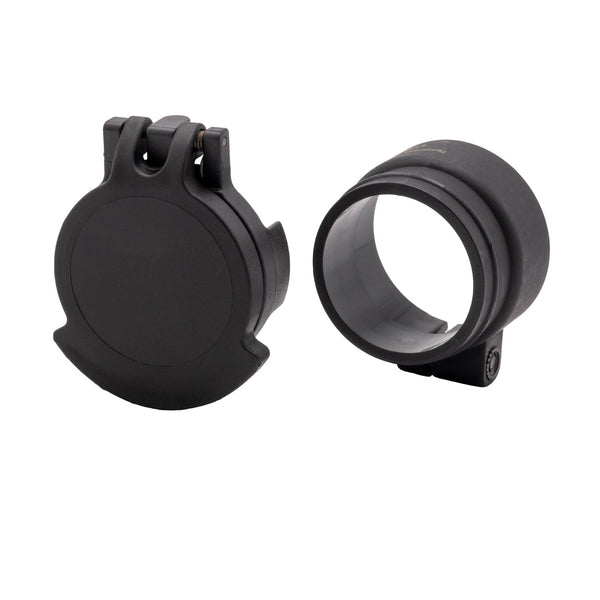 Picture of a Tenebræx Scope Cover with Adapter Ring for the Sig Sauer TANGO6 1-6x24 | Black | Objective | UAC030-FCR