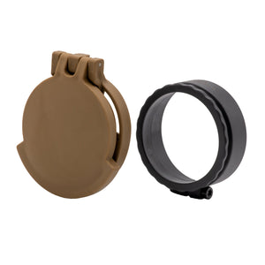 Picture of a Tenebræx Scope Cover with Adapter Ring for the Leupold Mark 4 LR/T 16x40 | Ral8000(FCV)/Black(AR) | Ocular | UAR001-FCR