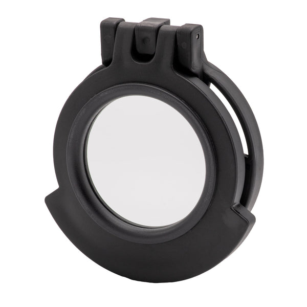 Picture of a Tenebræx Clear See-Through Scope Cover for the Schmidt & Bender 1.1-8x24 PM II High Power | Black | Ocular | SDO000-CCV