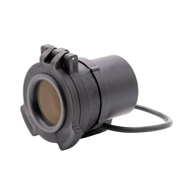 Picture of a Tenebræx Clear See-Through Scope Cover with Adapter Ring for the Trijicon ACOG 4x32 | Black | Objective | AG1C00-CCR