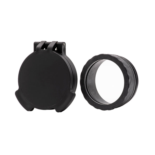 Picture of a Tenebræx Scope Cover with Adapter Ring for the ELCAN Specter DR 1x/4x Dark Earth | Black | Objective | SDRAR6-FCR