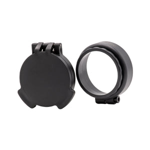 Picture of a Tenebræx Scope Cover with Adapter Ring for the Trijicon MRO (Commercial) | Black | Objective | UAC104-FCR