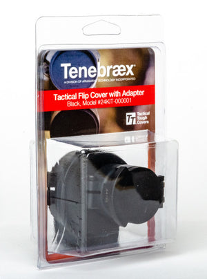 Picture of a Tenebræx Scope Cover Kit (Ocular & Objective) for the Trijicon Credo/Credo HX 1-4x24 | Black | 24KIT-000001