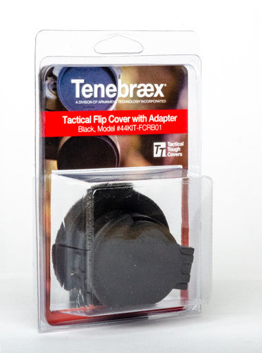 Picture of a Tenebræx Scope Cover Kit (Ocular & Objective) for the Leupold Mark 5 HD 3.6-18x44 | Black | 44KIT-FCRB01