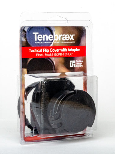 Picture of a Tenebræx Scope Cover Kit (Ocular & Objective) for the Vortex Viper HS LR 6-24x50 | Black | 50KIT-FCRB01