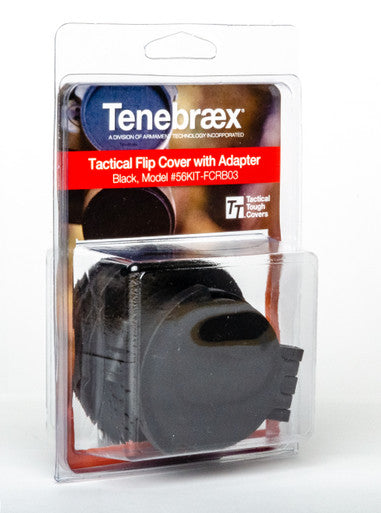 Picture of a Tenebræx Scope Cover Kit (Ocular & Objective) for the Trijicon Credo/CredoHX 2.5-15x56 | Black | 56KIT-FCRB03