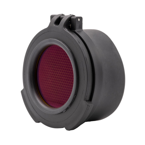 Tenebræx Amber See-Through Scope Cover with MDT Boot for the Nikon Blackforce BLACK X1000 4-16x50 SF IL X-MOA | Black | Objective | AB2256-ACR