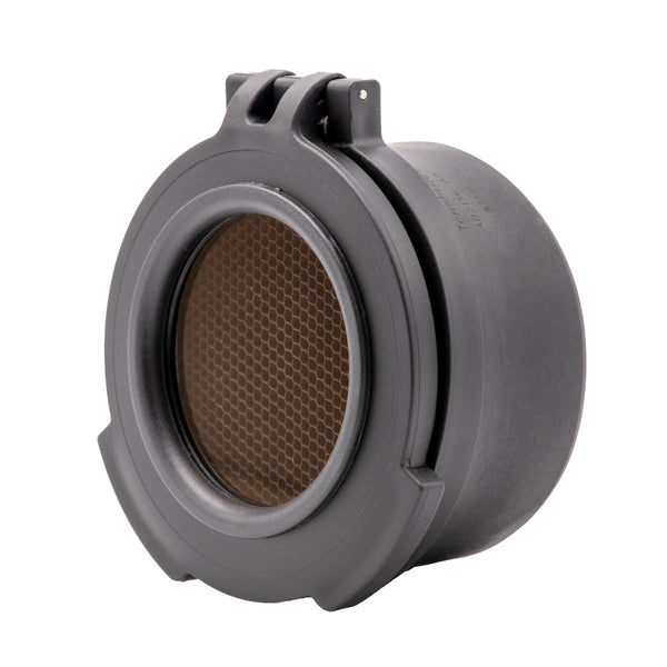 Tenebræx Clear See-Through Scope Cover with MDT Boot for the Vortex Crossfire II 6-18x44 | Black | Objective | AB2156-CCR