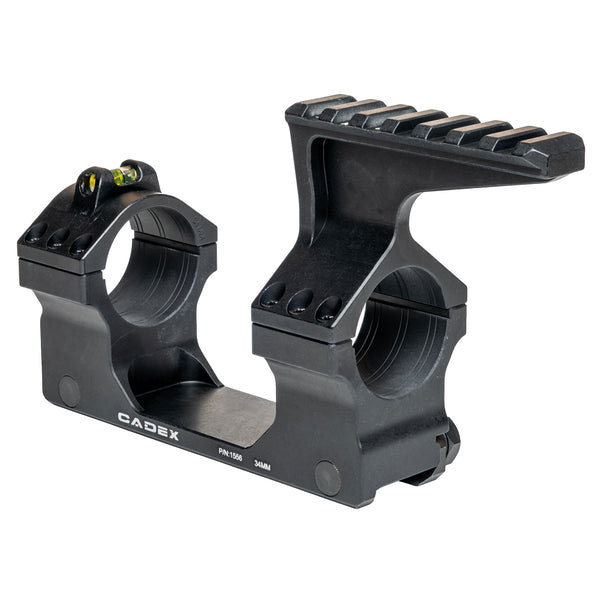 Tangent Theta CADEX Scope Ring Kit Bubble level and Top Rail - 34mm