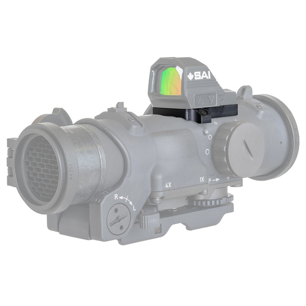 SAI Optics Mini Red Dot Mounting Plate for Specter Combat Scopes – Fits Legacy Models 1x/4x, 1.5x/6x, and Fixed 4x Models