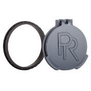 Picture of a Tenebræx Scope Cover with Adapter Ring for the Premier Reticles Heritage 5-25x56 | Black | Objective | PR56C0-CZV560-FCR