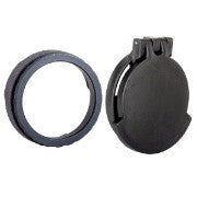 Picture of a Tenebræx Scope Cover with Adapter Ring for the Schmidt & Bender 1-8x24 PM II ShortDot | Black | Ocular | SB24EC-FCR